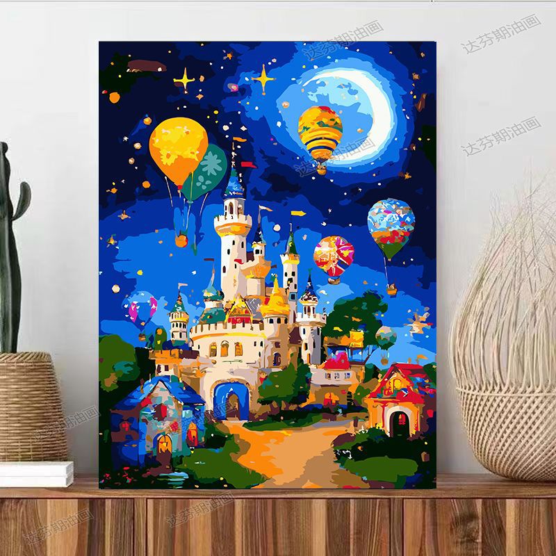 Fantasy Landschaft Leinwand Kunstdruck Brehn