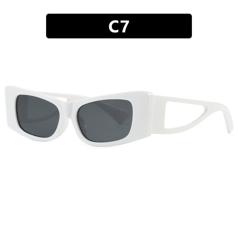 Damen trendige Sonnenbrille mit außergewöhnlichem Design und schützendem UV-Filter Brehn
