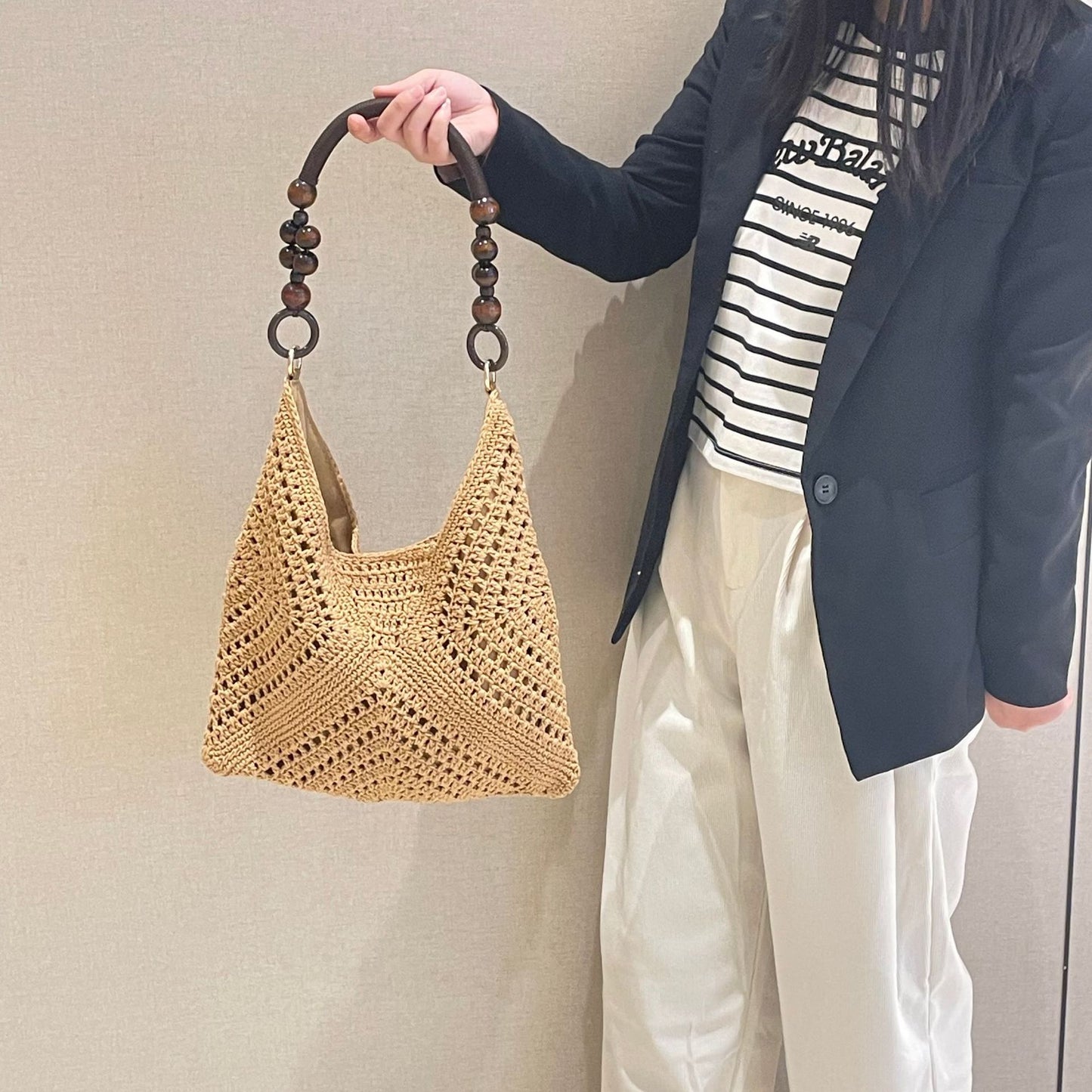 Handgefertigte Makramee Tasche Brehn