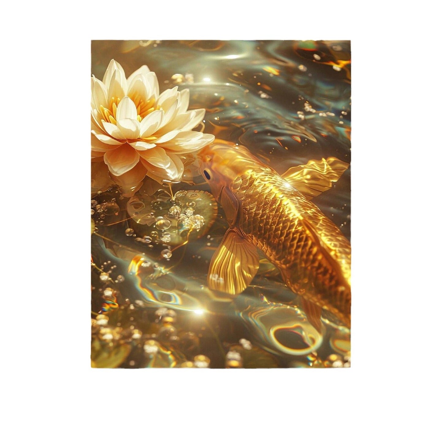 DIY Koi Fisch und Seerose Malset Brehn