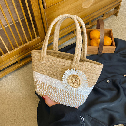 Handgefertigte Strohtote Tasche  1790617096