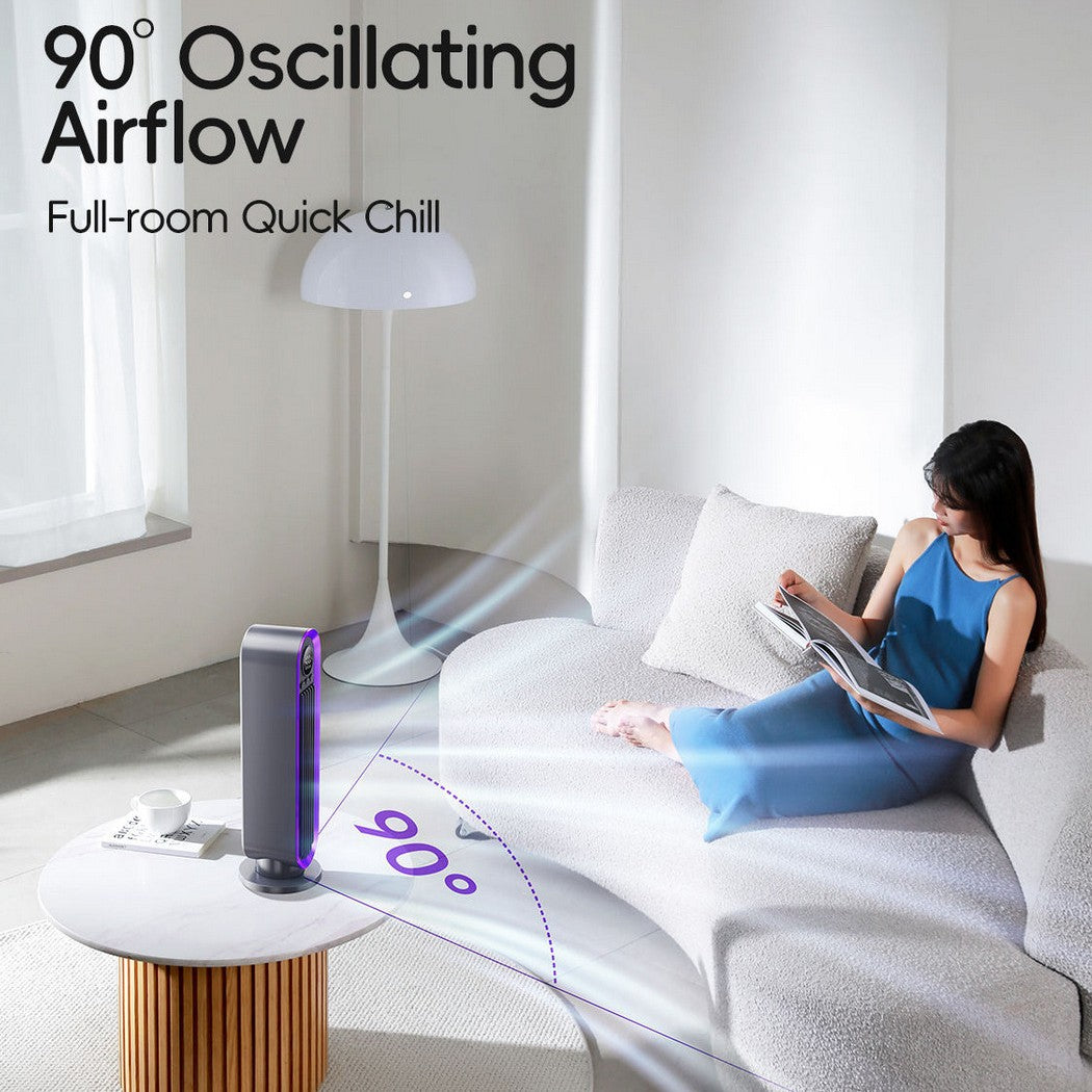 Herren Turmventilator mit Fernbedienung und Zeitschaltuhr Brehn