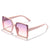 Damen oversized Sonnenbrille mit stilvollem Rahmen Brehn