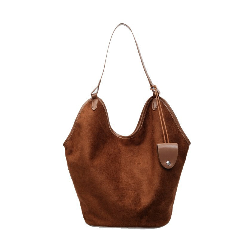 Suede Chic Schlaff Tote Bag Brehn