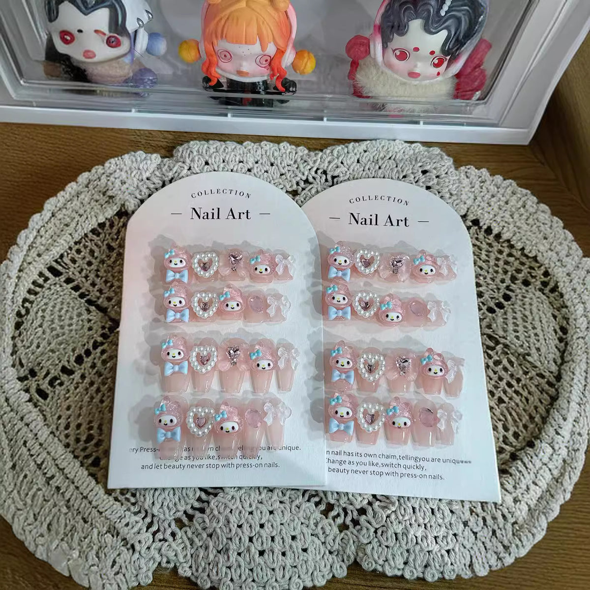 Launisch Süß Charakter Nagelkunst Set