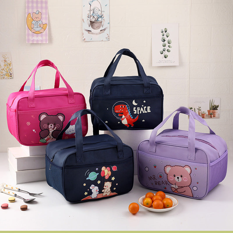 Isolierte Kinder-Lunch-Tasche mit süßem Bären-Design Brehn