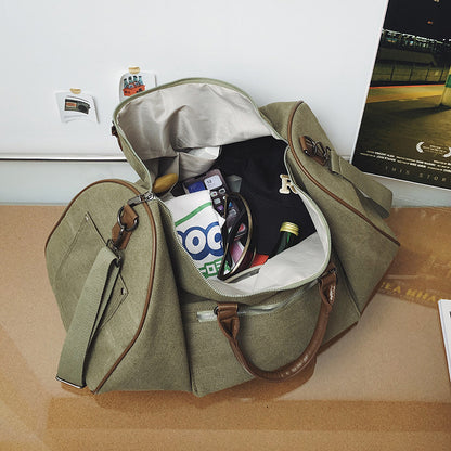 Canvas Wochenend-Duffel-Tasche