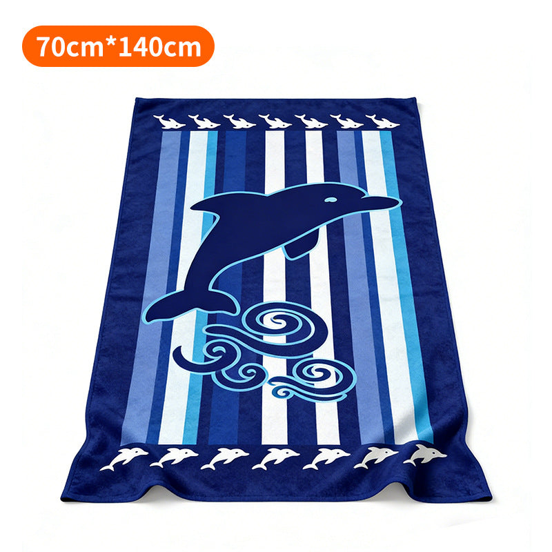 Strandtuch mit tropischem Flamingo-Design Brehn