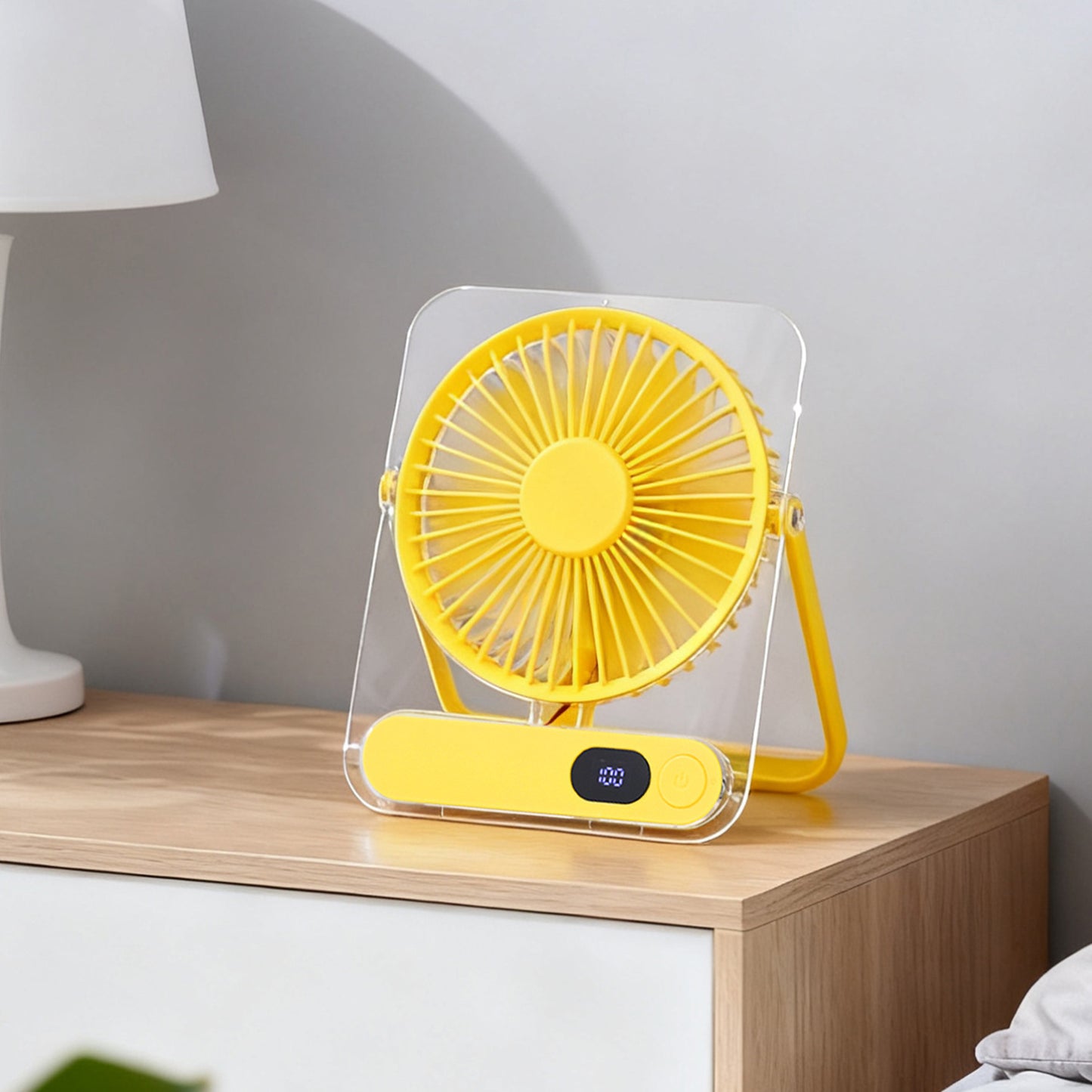 Unisex Tragbarer Tischventilator mit variabler Geschwindigkeitsregelung und USB-C-Anschluss Brehn