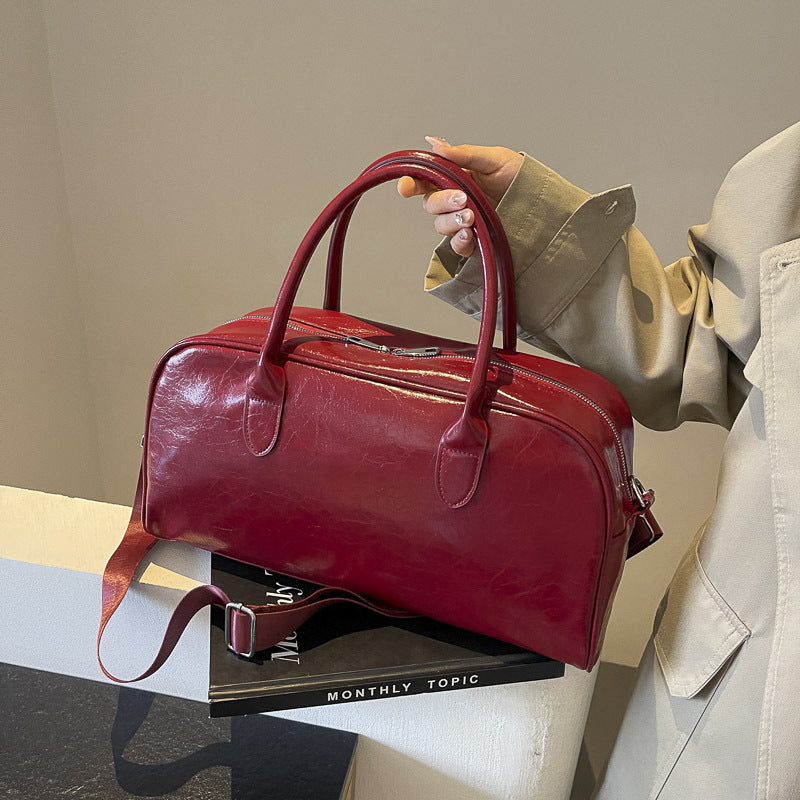 Elegante und Geräumige Weekendtasche Aus Hochwertigem Kunstleder Brehn
