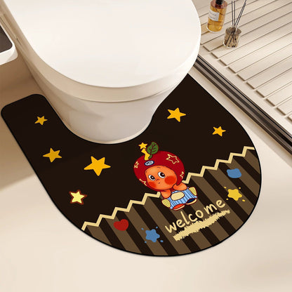 Niedlicher tiermotivierter Toilettenmatte