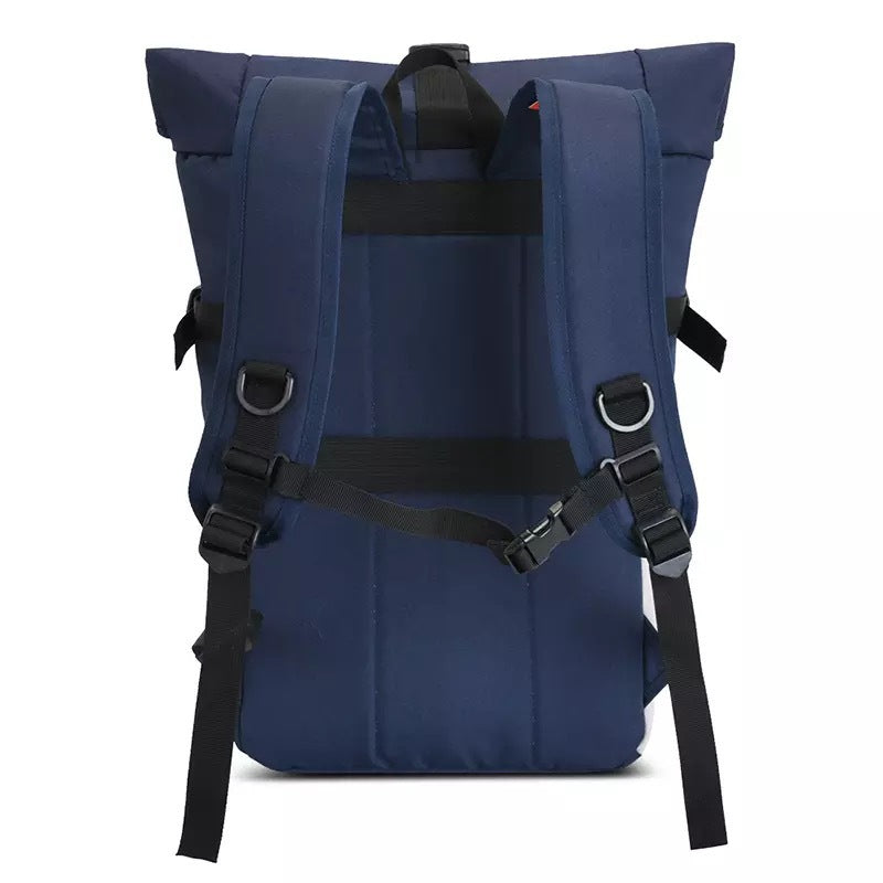 Moderner Rolltop-Rucksack mit Multifunktionalen Außentaschen Brehn
