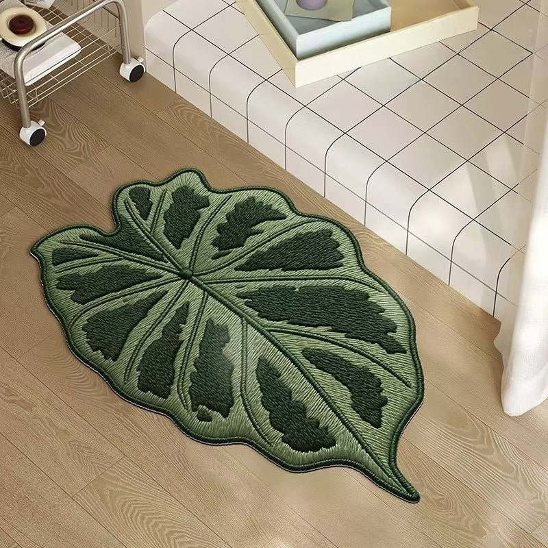 Monstera-Blatt-förmige Fußmatte Brehn
