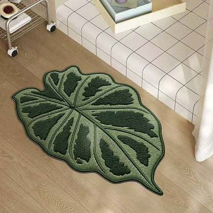 Monstera-Blatt-förmige Fußmatte Brehn
