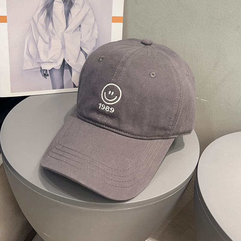 Herren Casual Smiley Bestickte Baseballkappe Brehn