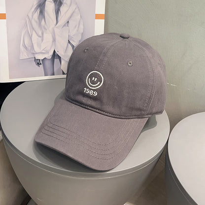 Herren Casual Smiley Bestickte Baseballkappe Brehn