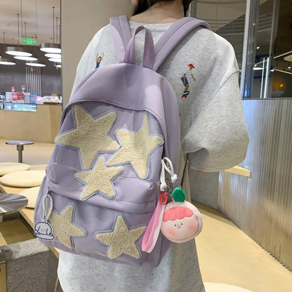 Stern-verzierte lässige Rucksack