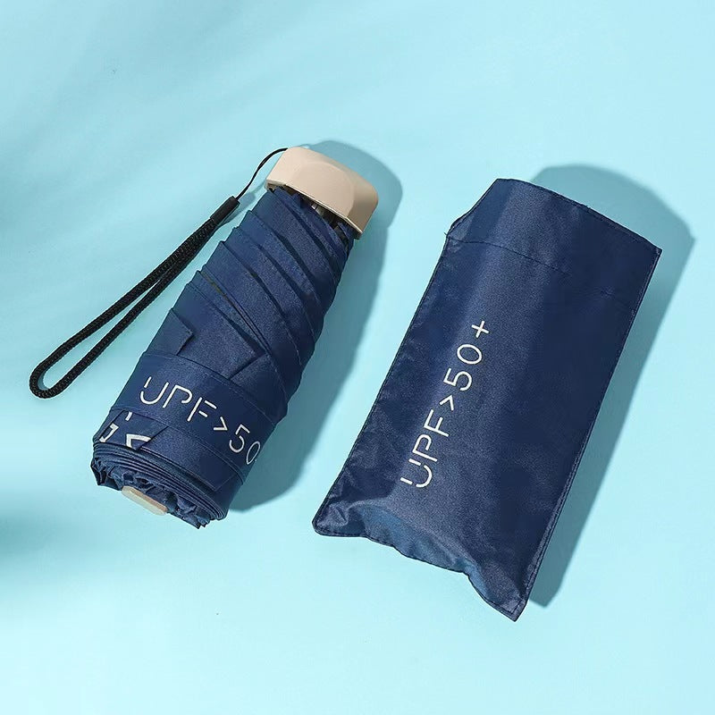 Damen UV-Schutz Falt-Regenschirm mit einzigartigem Design Brehn