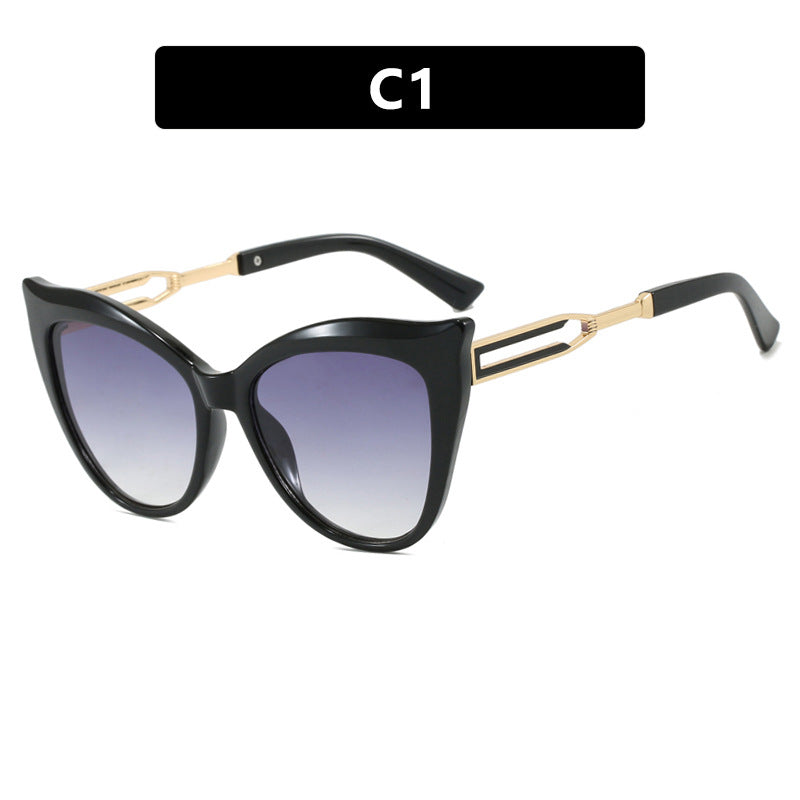 Damen cat-eye Brille mit elegantem Metallrahmen Brehn
