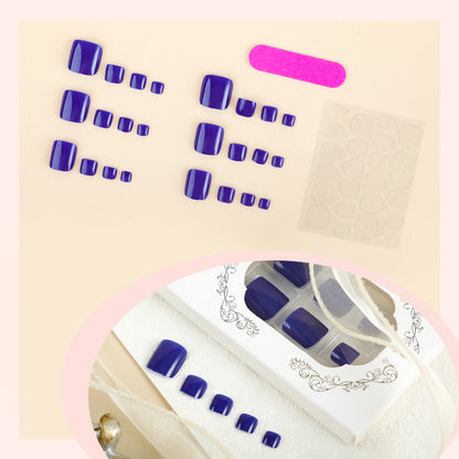 Premium Glänzendes Press-On Nagelset Brehn