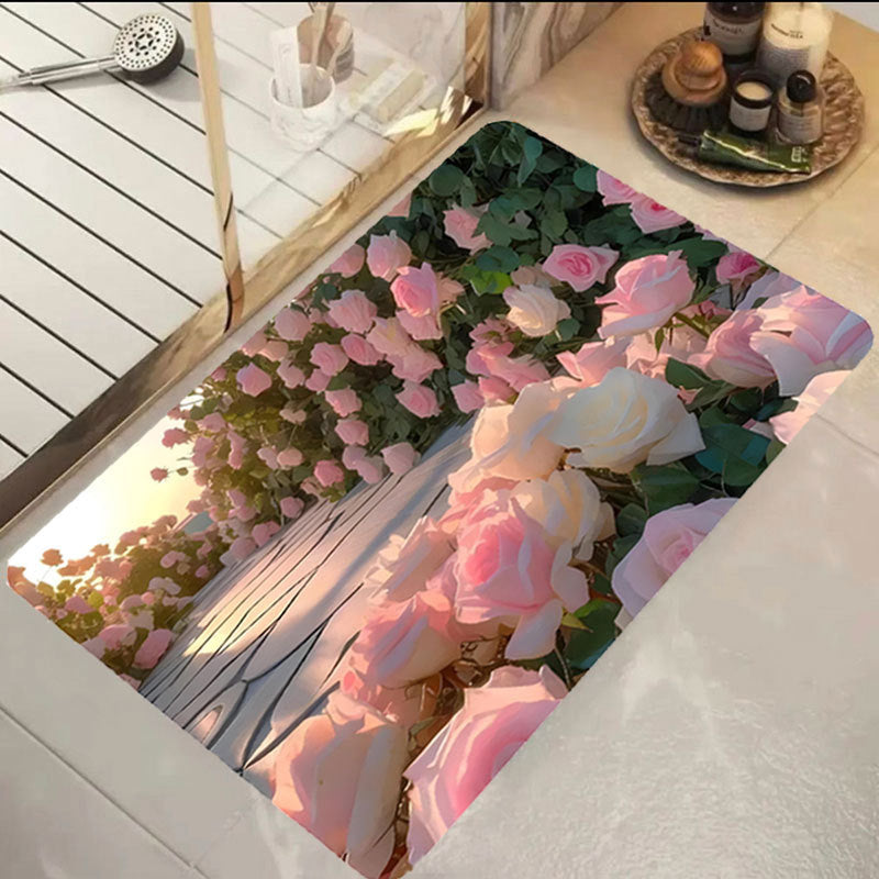 Blumenmuster Badematte Brehn