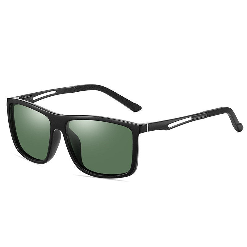 Herren Sportliche Sonnenbrille mit rutschfesten Bügeln und UV-Schutz Brehn