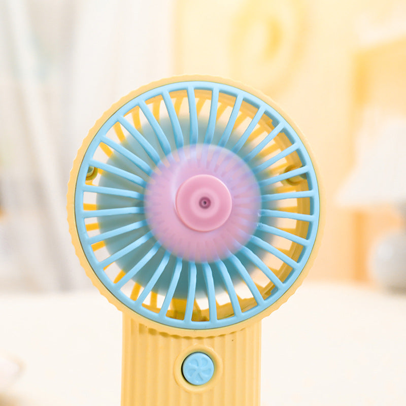 Damen Kompakter Handventilator mit Blumenmotiv Brehn
