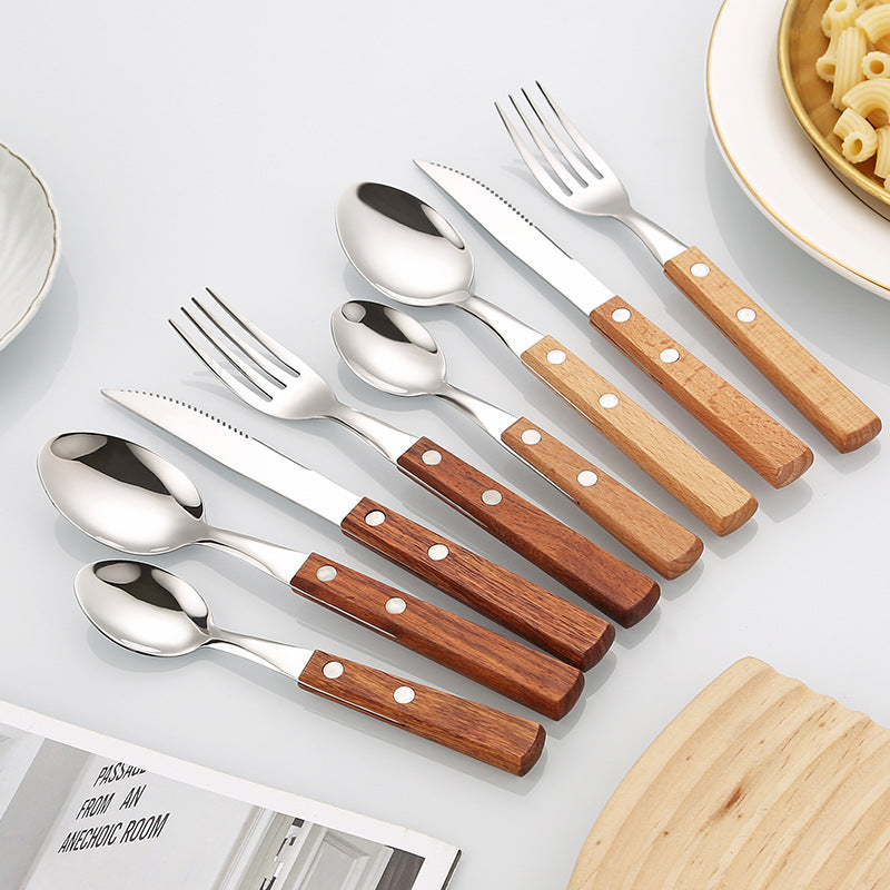Dessertlöffel mit Ergonomischem Holzgriff Brehn