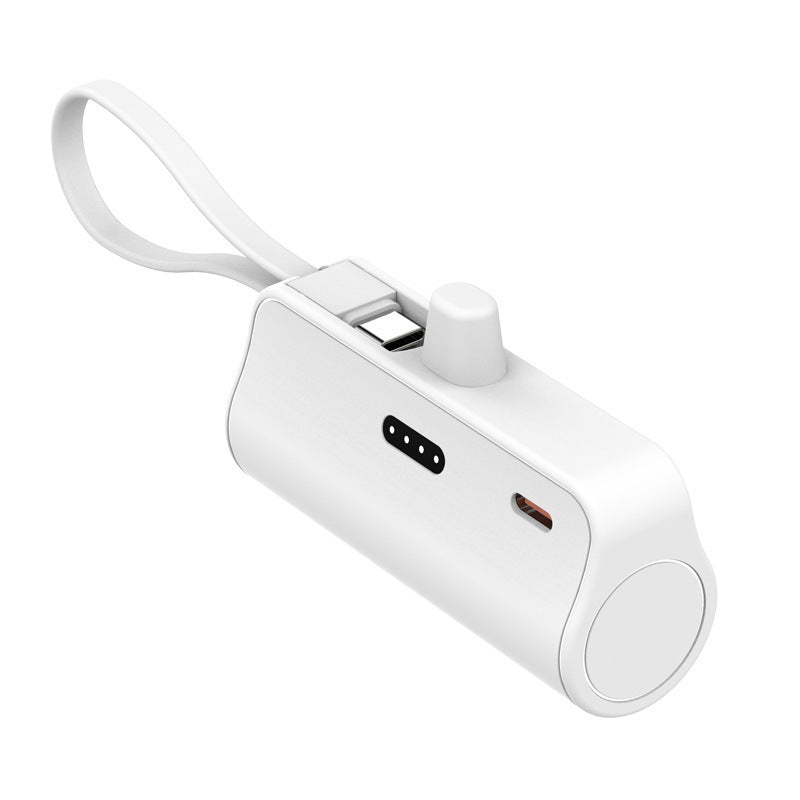 Tragbare Powerbank mit integriertem Ladekabel und kompaktem Design Brehn