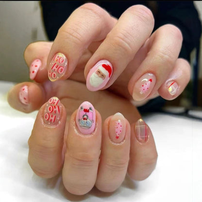 Kreatives Nagelkunst Set mit weihnachtlichen Motiven Brehn