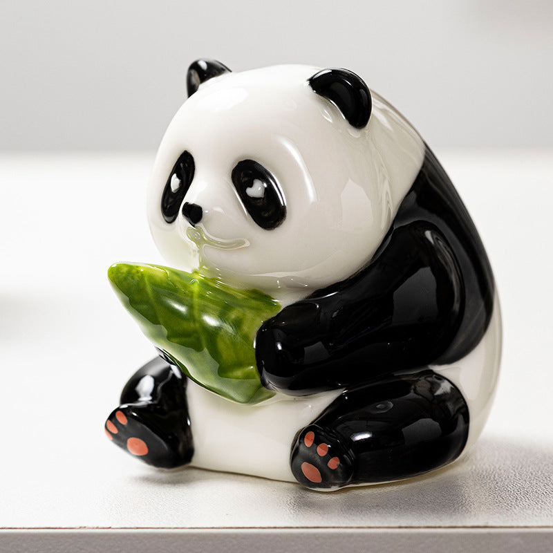 Niedlicher Panda Dekorationsfigur Brehn