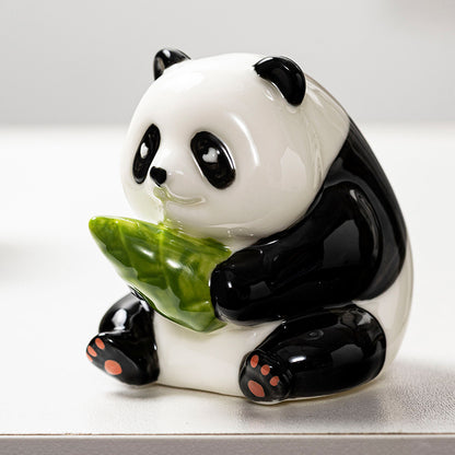 Niedlicher Panda Dekorationsfigur Brehn