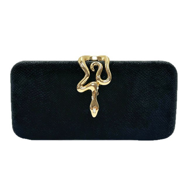 Elegante Schlangen-Design Abend-Clutch