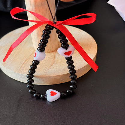 Herz-Themen Perlenaccessoire Brehn