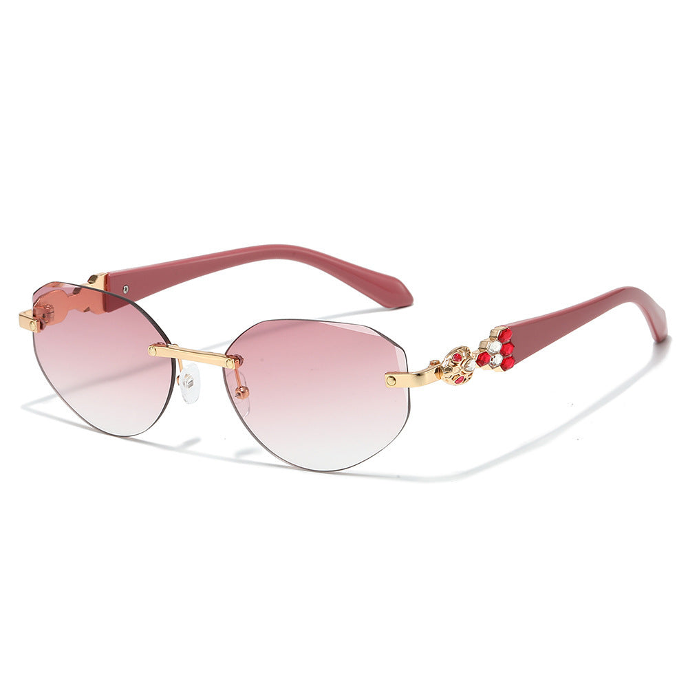Dekorative Übergroße Schild-Sonnenbrille Brehn