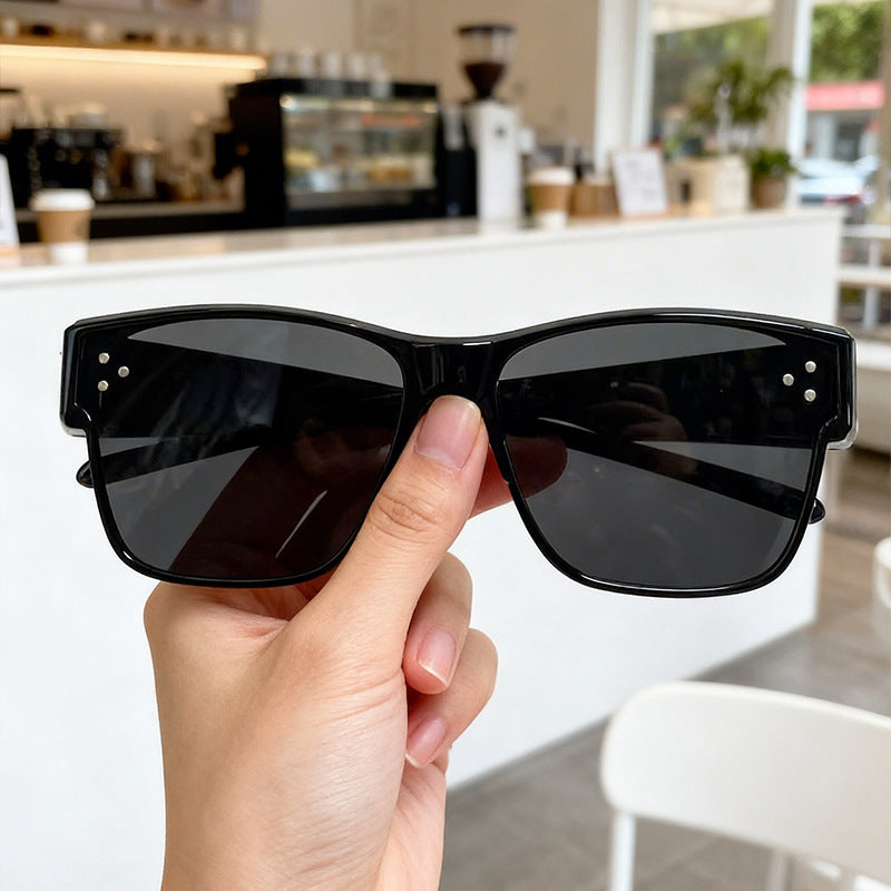 Fette geometrische Rahmen Sonnenbrille Brehn