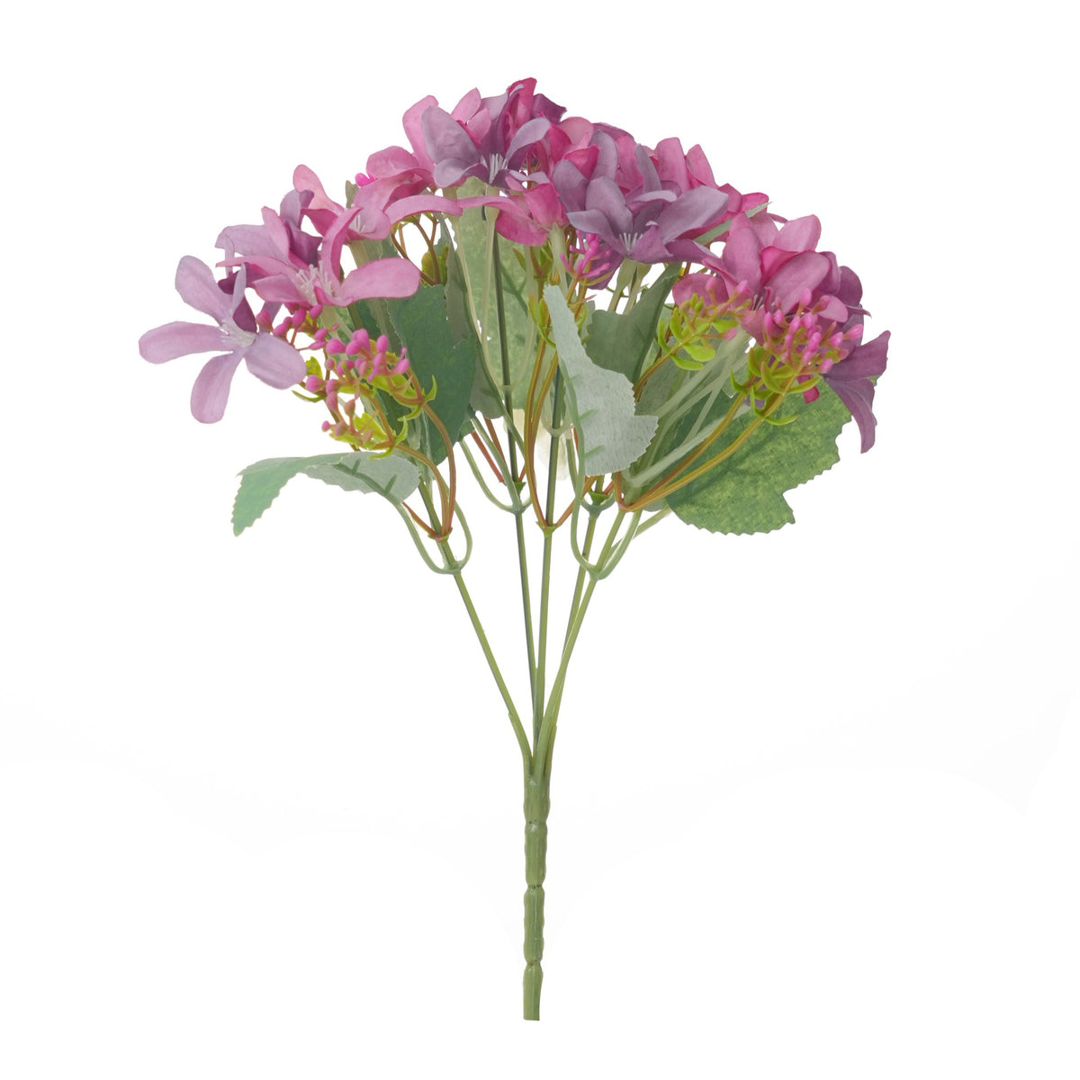Lebensechte gemischte Blumenarrangement