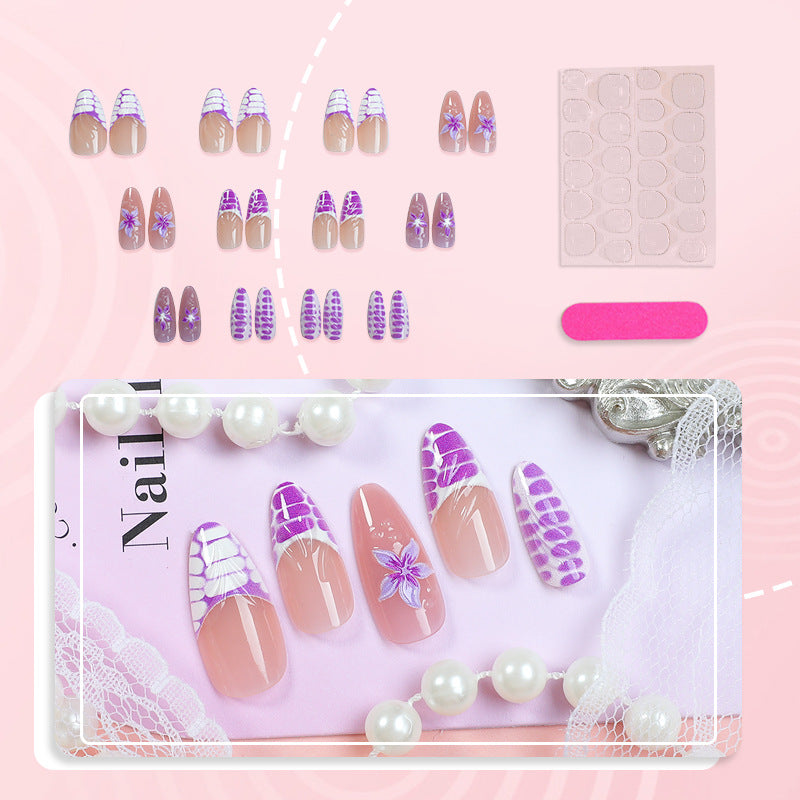Künstlerisches abstraktes Nagelkunstset
