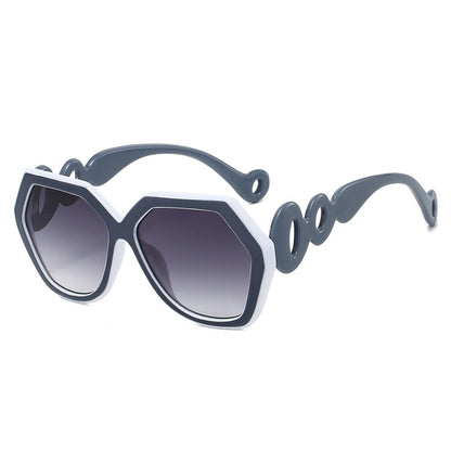 Künstlerische geometrische Sonnenbrille Brehn