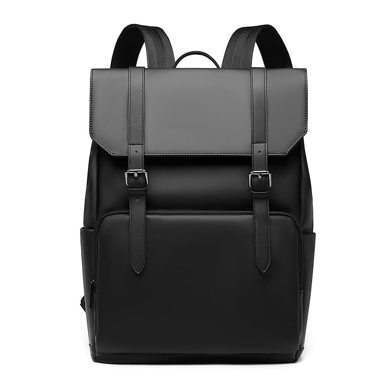 Strukturierter Leder-Rucksack Brehn