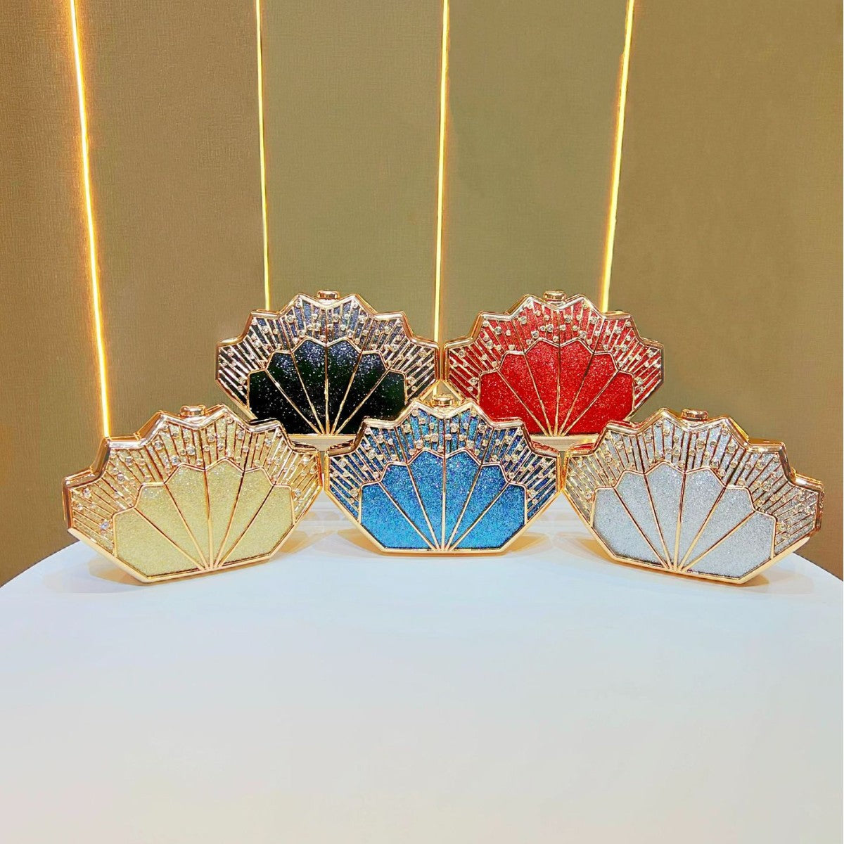 Art Deco Abend Clutch