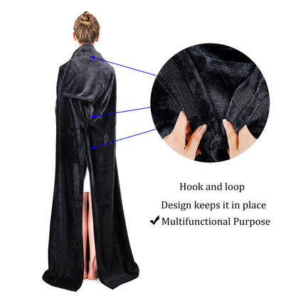 Damen Luxus Fleece-Schlafanzug mit praktischer Fronttasche Brehn