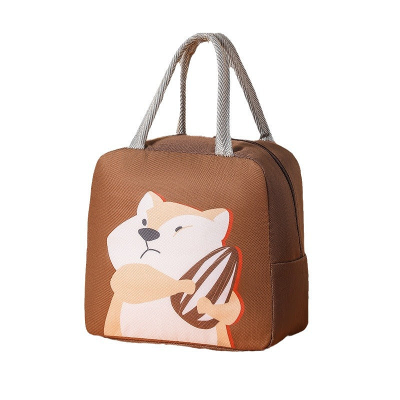 Süßes Tier Isolierte Lunch Tasche Brehn