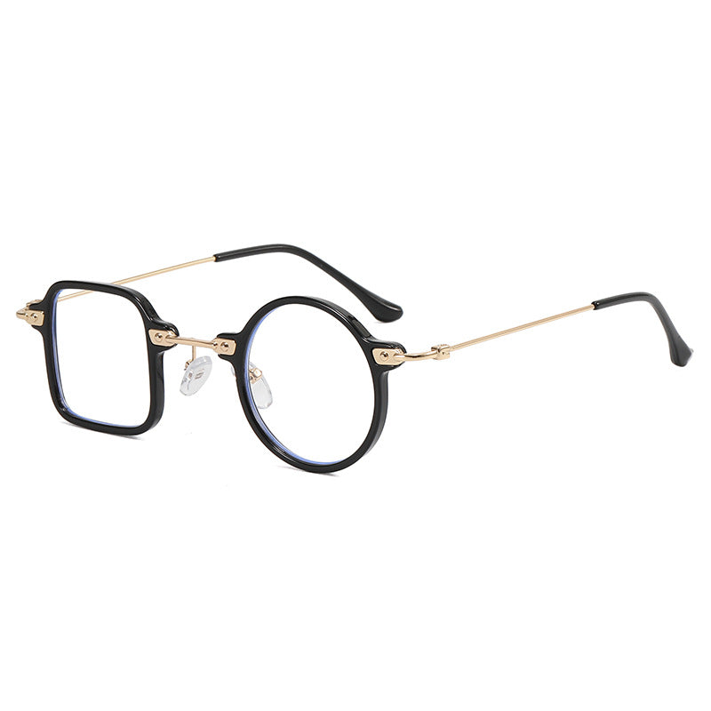 Damen elegante runde Hybridbrille mit quadratischem Design Brehn