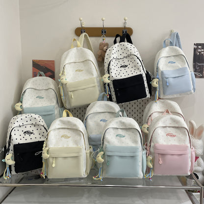 Stylische bedruckte Rucksack mit lustigen Charakterakzenten Brehn