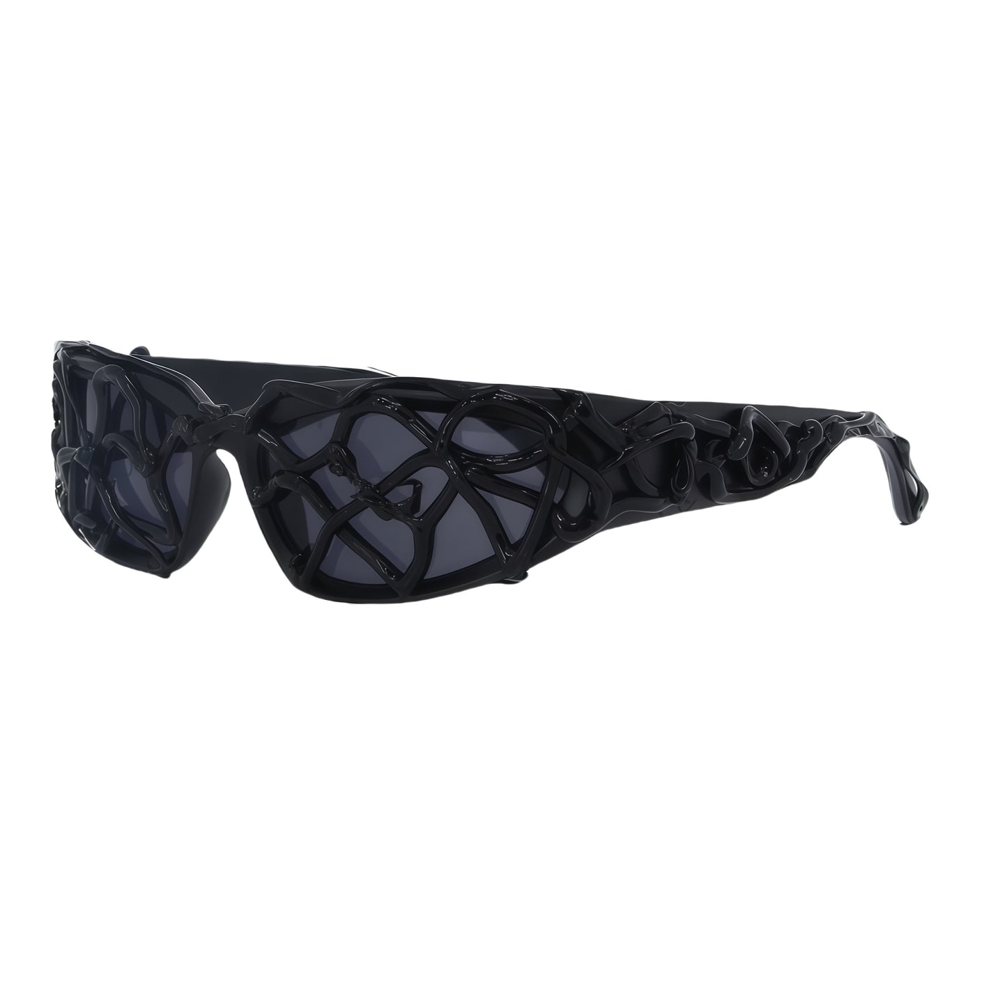 Damen Sportliche Sonnenbrille mit innovativem, strukturiertem Rahmen Brehn