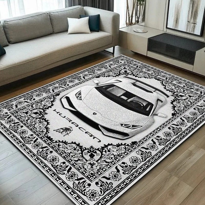 Dekorativer Auto-Themen-Teppich