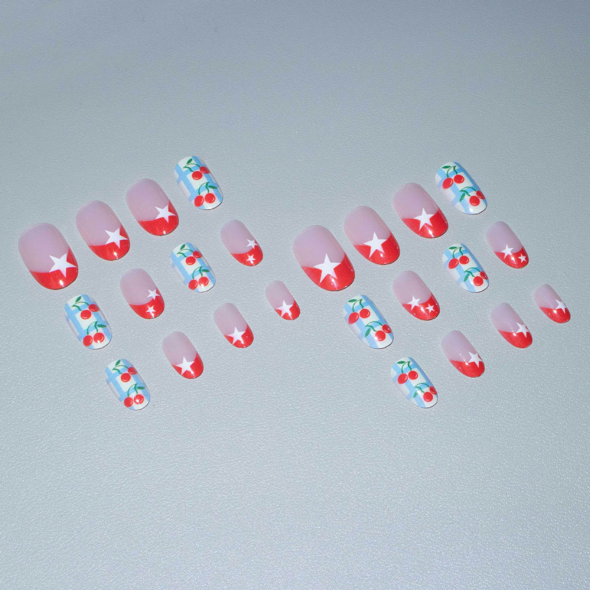 Kirschblüten-Themen-Nagelkunst-Set