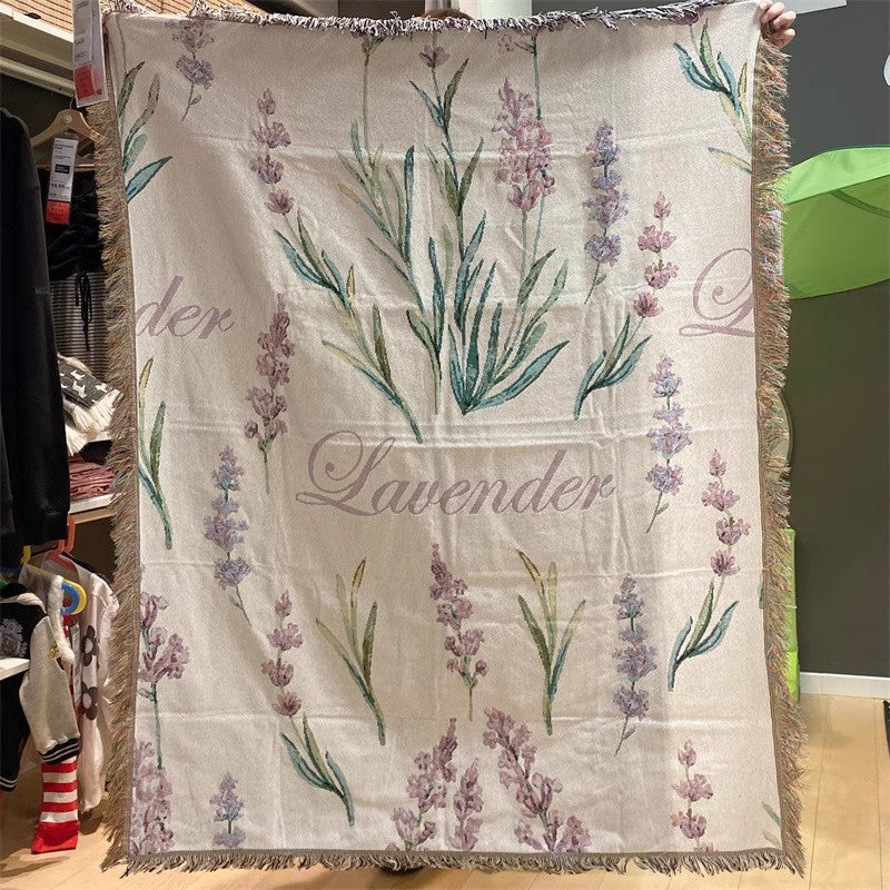 Blumenmuster Sofa Werfen Decke
