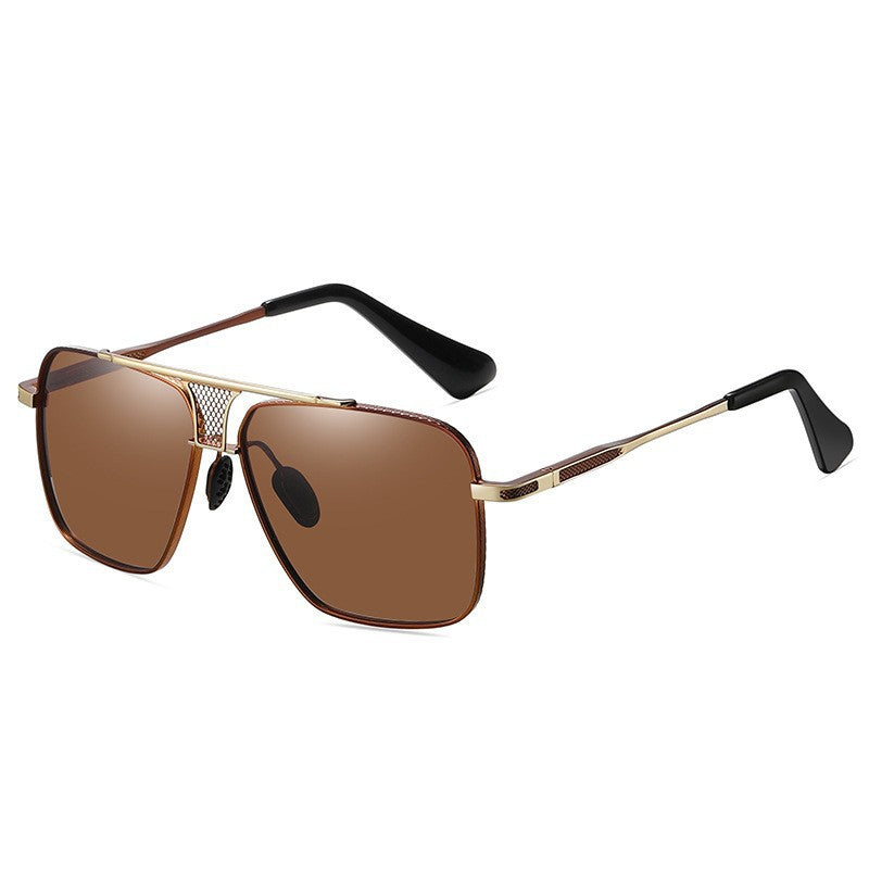 Damen Quadratische Sonnenbrille mit stilvollem Metallrahmen und hochwertigem UV-Schutz Brehn